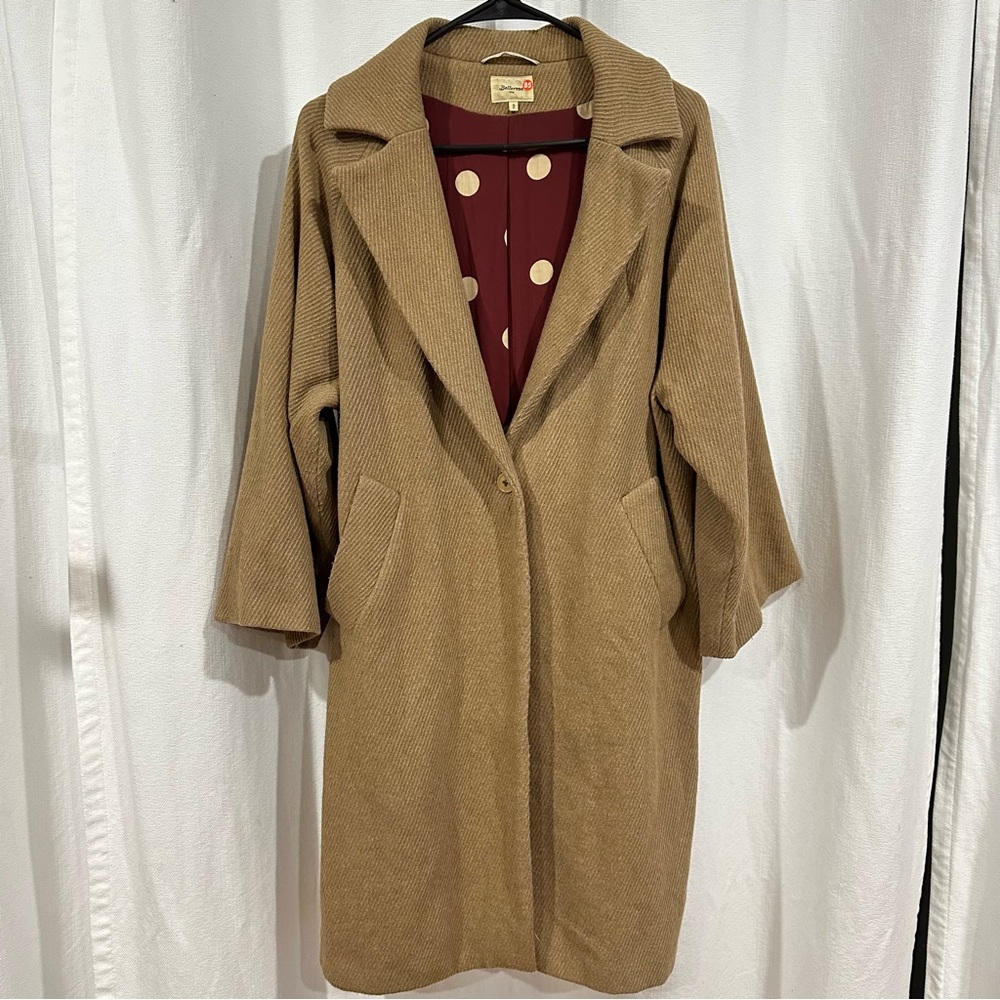85. BELLEROSE Wool Blend Coat Size 2 =US 4/6  //PTP:21”/Length:38” /RETAIL $400+